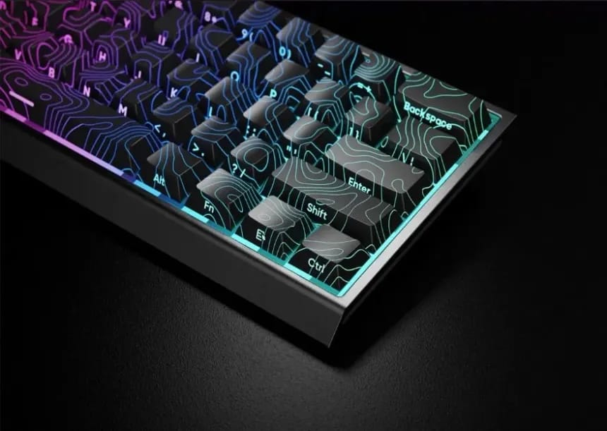 Keycap Topographics